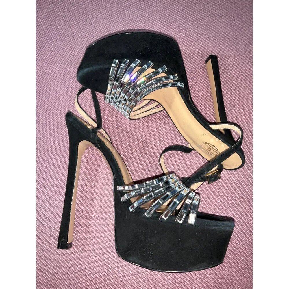 House of Harlow 1960 Audre Platforms in Black 8 New with box Womens High Heels
